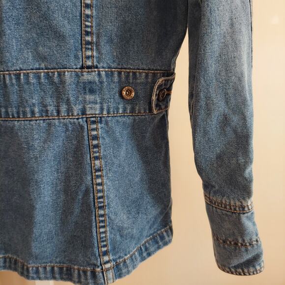 Vintage Tommy Hilfiger Denim Shirt Jacket Size Large Y2K - Picture 5 of 9